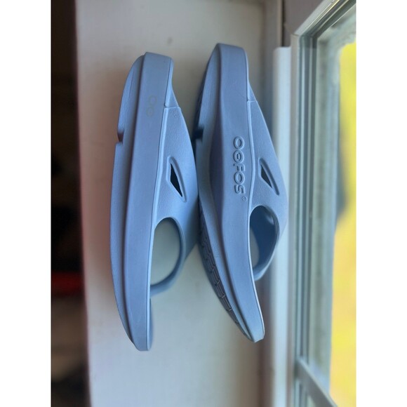 OOFOS OOriginal Light Blue Flip Flip Sandals Women’s Size 7 | Men’s Size 5 - Picture 5 of 9
